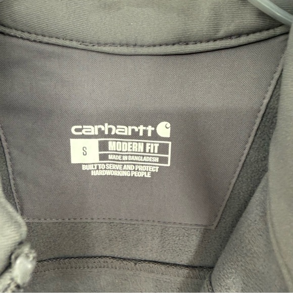 Carhartt Jacket Womens Size S Gray Rugged Flex Peak Bonded Fleece Scrub NWT - Picture 9 of 12